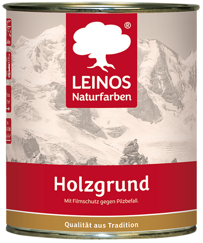 LEINOS 150 Holzgrund 10 l – offenporige Holzgrundierung für Lack- und Lasuranstriche außen, mit Filmschutz gegen Bläuebefall, tiefenwirksam, transparent-bräunlich, reicht bis ca. 144 m²