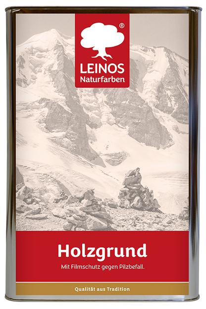 LEINOS 150 Holzgrund 30 l – offenporige Holzgrundierung für Lack- und Lasuranstriche außen, mit Filmschutz gegen Bläuebefall, tiefenwirksam, transparent-bräunlich, reicht bis ca. 144 m²