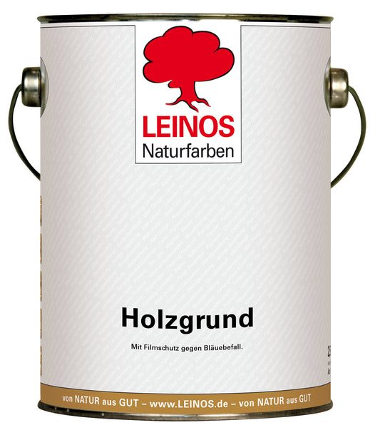 Leinos 150 Holzgrund 2,5 l Holzgrundierung für nachfolgende Lack- und Lasuranstriche. Für außen: Mit Filmschutz gegen Bläuebefall.