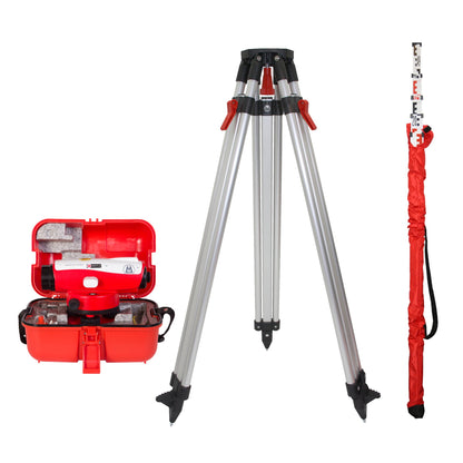 NESTLE Nivellierset NLS 24, bestehend aus Nivellier, Stativ + Latte