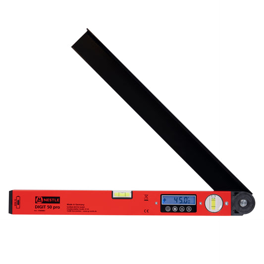 NESTLE DIGIT 50 pro - Digitaler Winkel- & Neigungsmesser & Wasserwaage