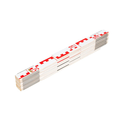 NESTLE Geometer-Maßstab Holz, 2m / 38cm