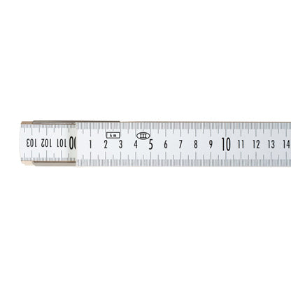 NESTLE Geometer-Maßstab Holz, 4m / 50cm