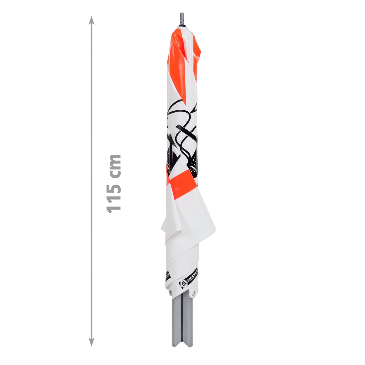 NESTLE Warnpyramide 90 cm, Achtung (VZ101), mit Feder