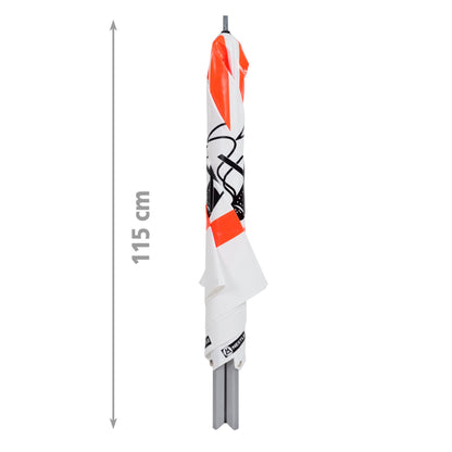 NESTLE Warnpyramide 90 cm, Achtung (VZ101), mit Feder