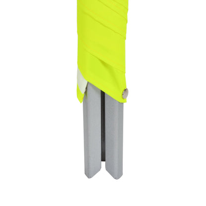 NESTLE Warnpyramide 90 cm, Achtung (VZ101), gelb retroreflektierend, mit Feder