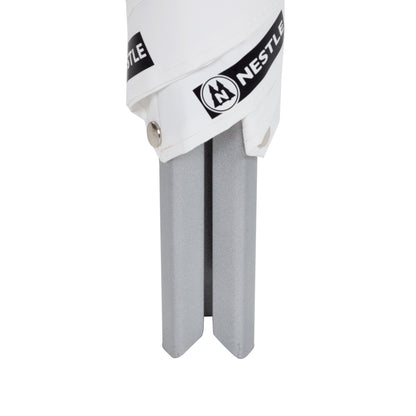 NESTLE Warnpyramide 70 cm, Rauchverbot (NZ01), weiß, mit Feder