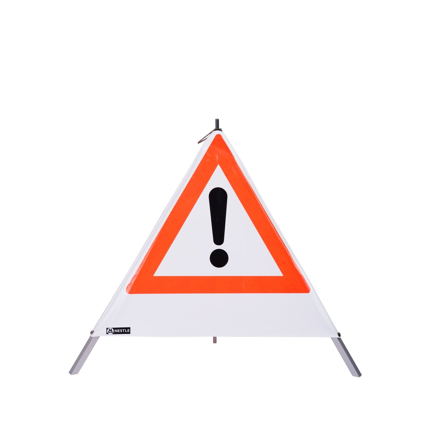 NESTLE Warnpyramide 70 cm, Achtung (VZ101), mit Mittelfuß