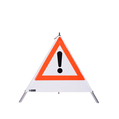 NESTLE Warnpyramide 70 cm, Achtung (VZ101), mit Mittelfuß