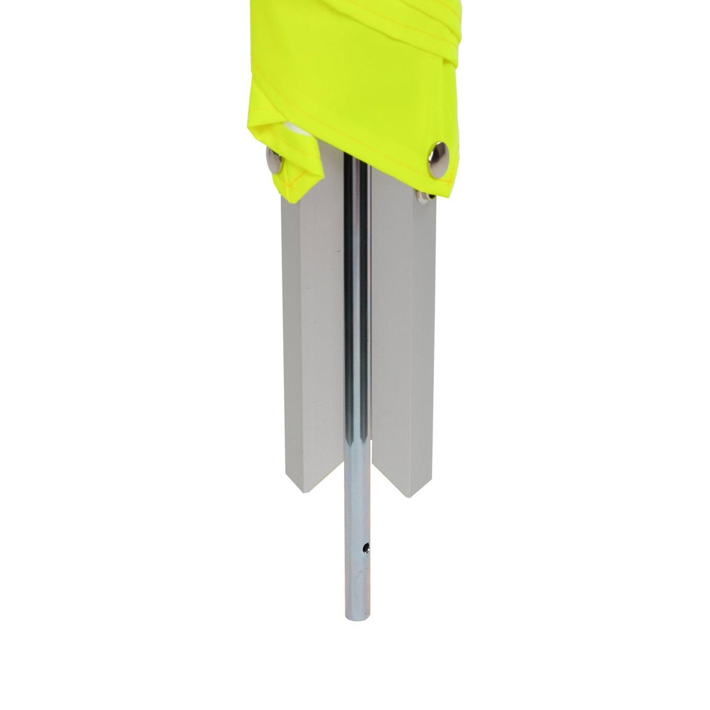 NESTLE Warnpyramide 70 cm, Achtung (VZ101), gelb retroreflektierend, mit Mittelfuß