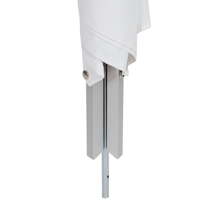 NESTLE Warnpyramide 70 cm, Rauchverbot (NZ01), weiß, mit Mittelfuß