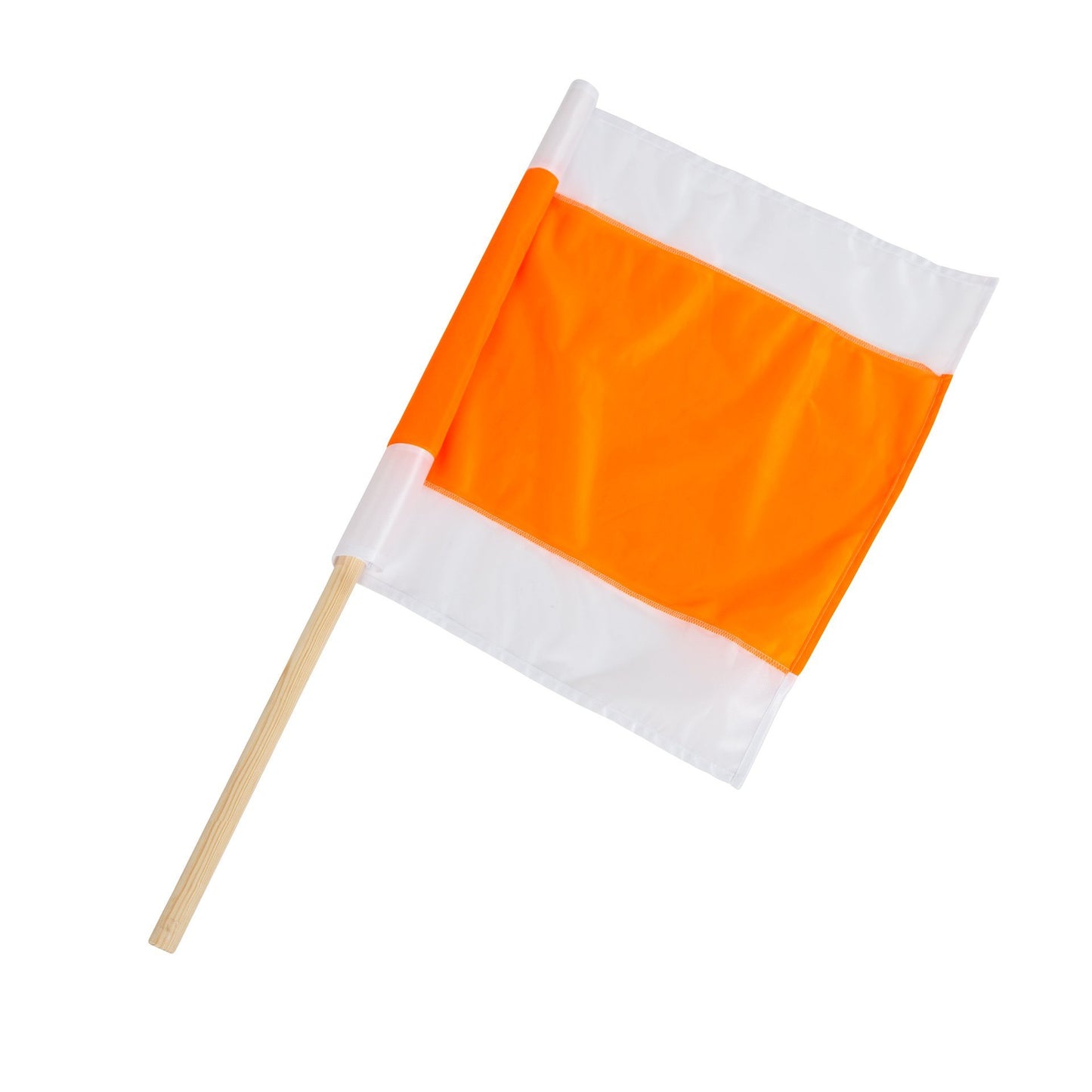 NESTLE Warnflagge weiß/orange/weiß, 50x50cm / VPE = 40 Stück