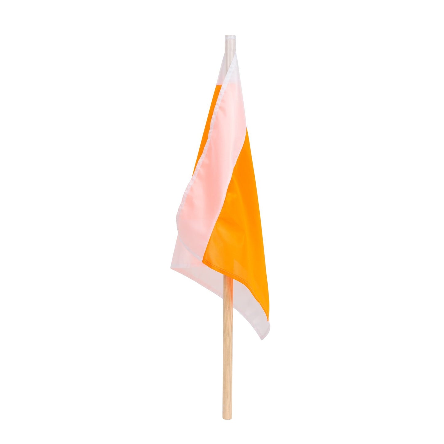 NESTLE Warnflagge weiß/orange/weiß, 50x50cm / VPE = 40 Stück