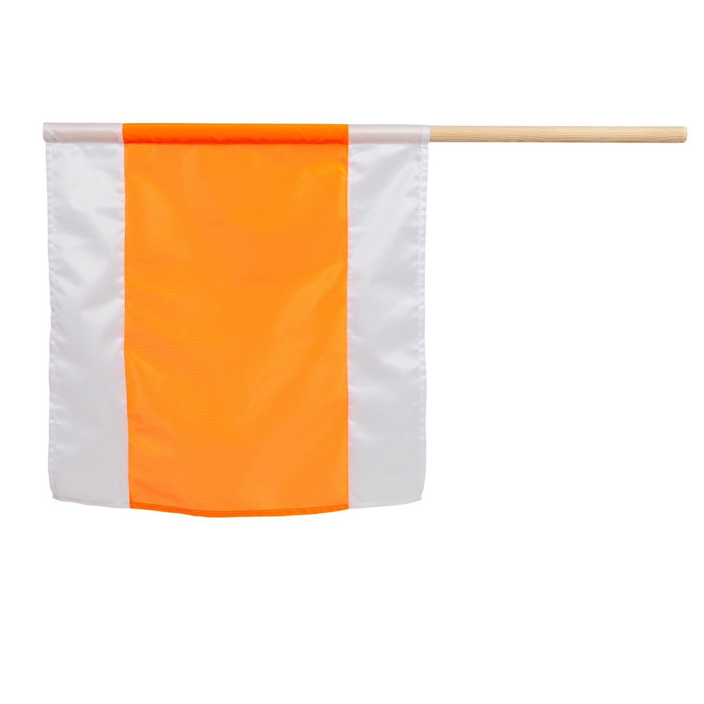 NESTLE Warnflagge weiß/orange/weiß, 50x50cm / VPE = 40 Stück