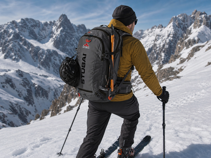 STUBAI Skitourenrucksack THIRTY 3.0 | 32 L Volumen | leicht (1,2 kg) | mit Ski-, Snowboard-, Helm-, Pickelhalterung | Sicherheitsfach, Brillenfach, Trinksystem-kompatibel | Modell 9507
