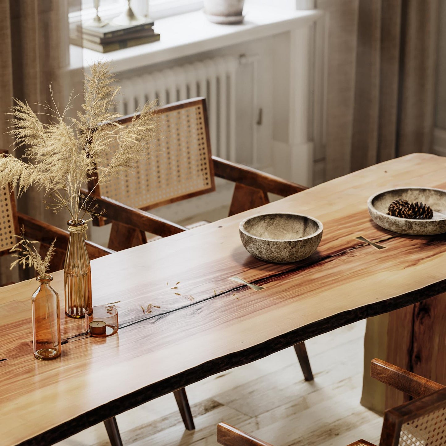 LEINOS Pflege-Emulsion 925 | 1 Liter Pflege für geölte & gewachste Holzoberflächen | antistatisch, hochpolierbar | seidiger Glanz für Möbel, Tische & Innenflächen im Innenbereich für Holzpflege pur