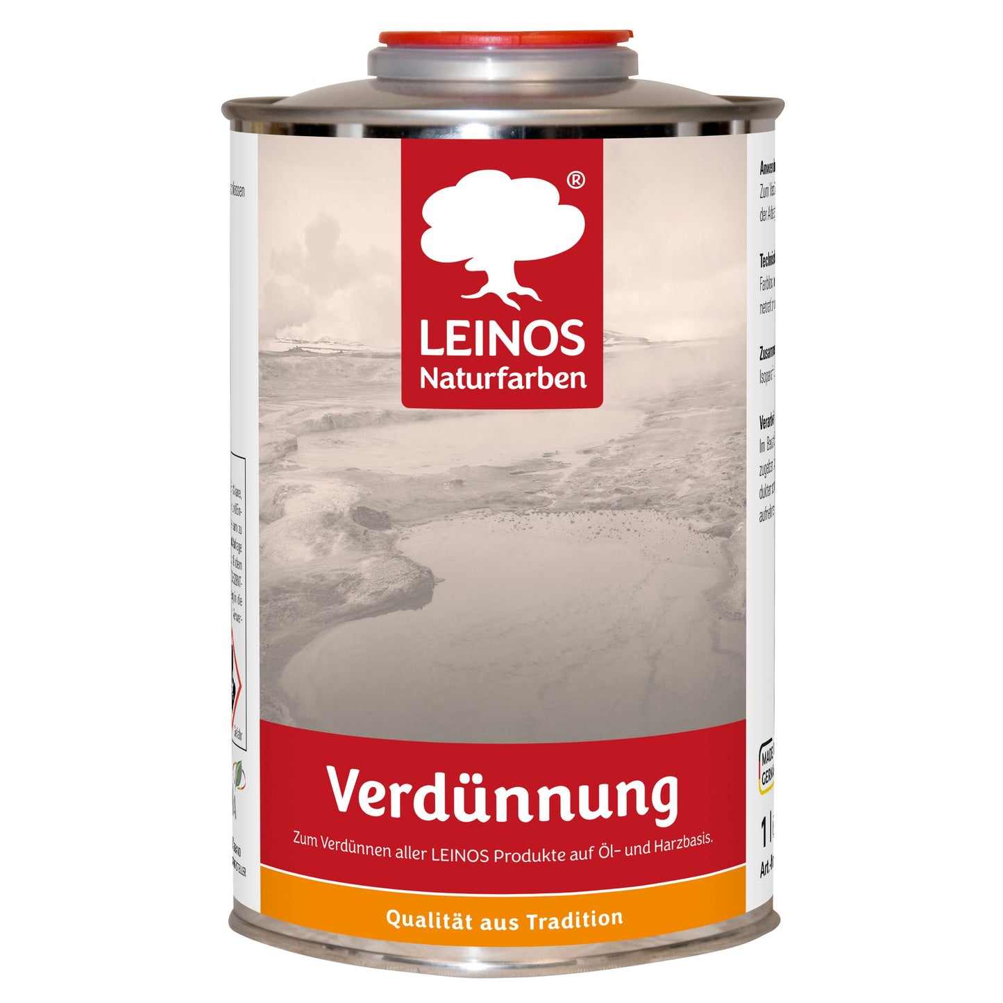 LEINOS 200 Verdünnung 1 Liter | Zum Verdünnen aller öligen Produkte sowie zur Reinigung der Arbeitsgeräte. Auch als Fleckentferner geeignet.