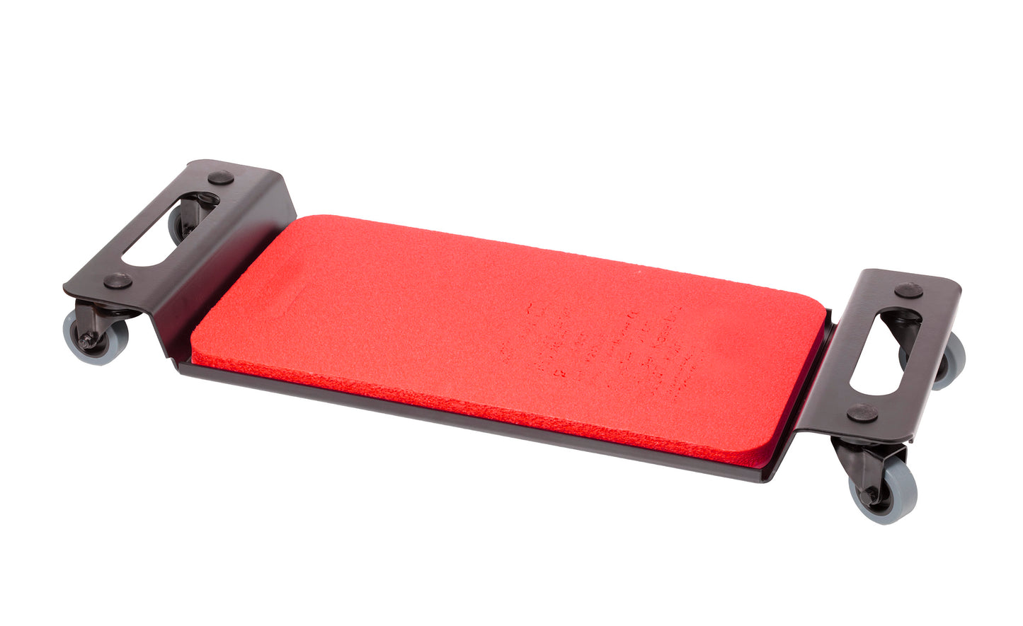 Kneetek CRAFTTEK Knierollbrett mit Kniekissen | 648×251×73 mm | Traglast 120 kg | EN 14404 geprüft | 360° TPE-Rollen | inkl. BlackRedPad kompatibel | für Handwerker, Monteure sowie für DIY-Projekte