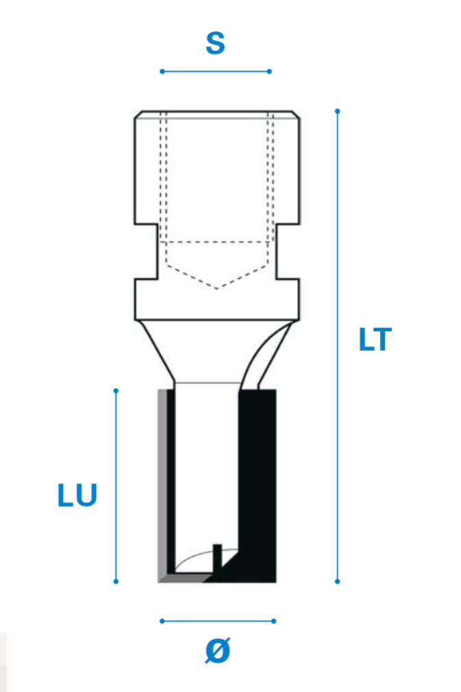 Nutfräser mit Bohrschneide M12 Elu® - Hartmetall Rechtslauf Schneide 2+1