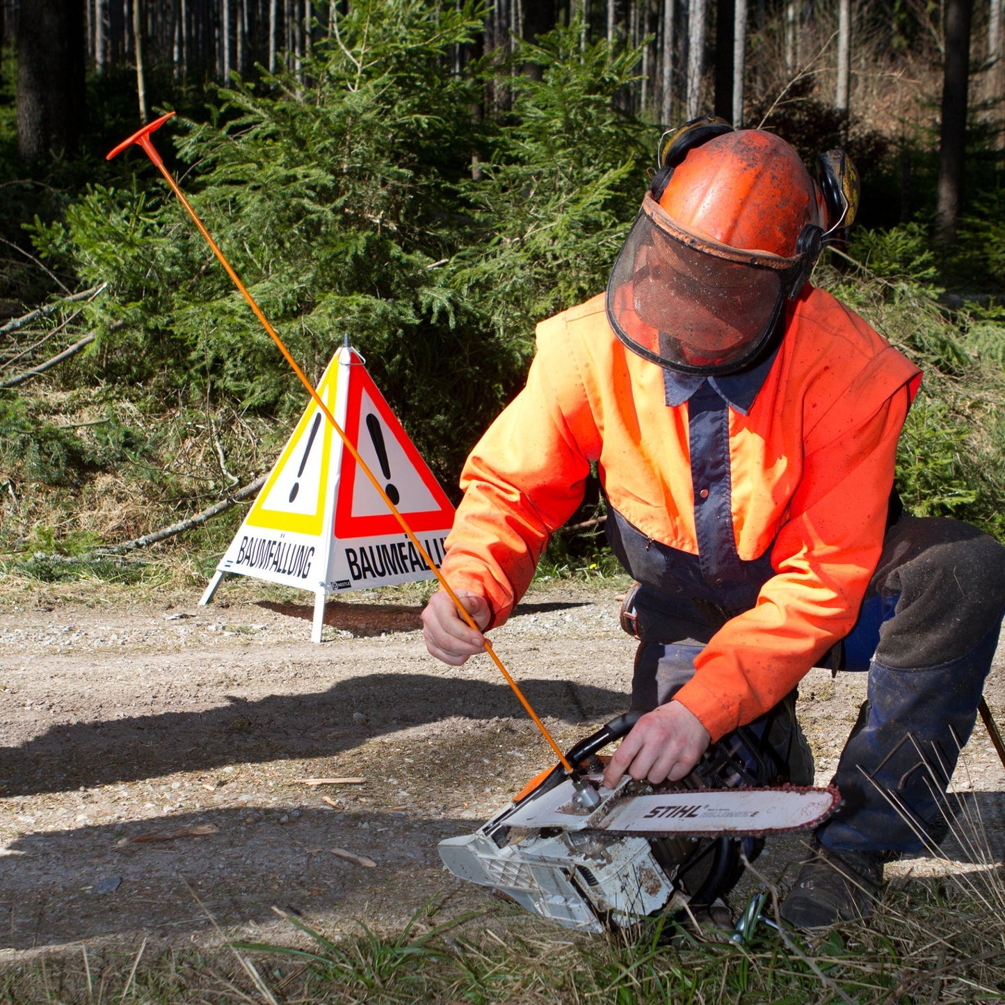 NESTLE Ablängstab KOLIBRI 25 cm, zur Ablängung mit Motorsäge