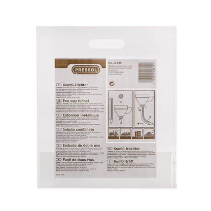 Pressol Kombitrichter-Stahlblech verzinkt, FLMA-Ø 160 mm-1,3 l-Sieb - HANDMADE