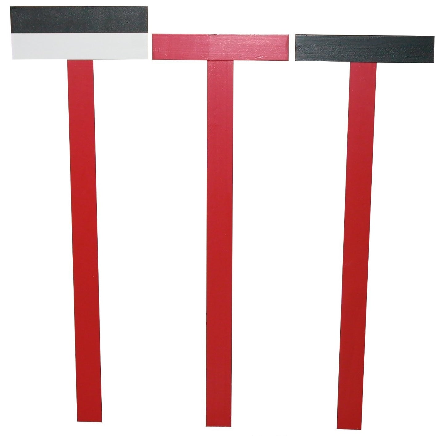 NESTLE Visierkreuz Satz Holz, 2 halbe und 1 volles Kreuz, 1,25m