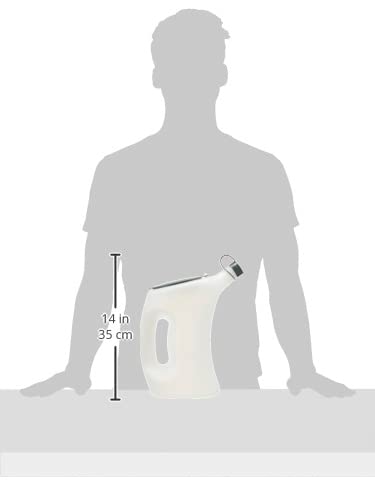 Pressol Messbecher mit Deckel-FLA-PE, 3 l-weiß-transparent