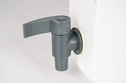 Pressol Wasserkanister-20 Liter aus Polyethylen | Lebensmittelecht | für Trinkwasser und flüssige Lebensmittel | PE-mit Ablasshahn