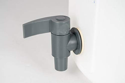 Pressol Wasserkanister-20 Liter aus Polyethylen | Lebensmittelecht | für Trinkwasser und flüssige Lebensmittel | PE-mit Ablasshahn