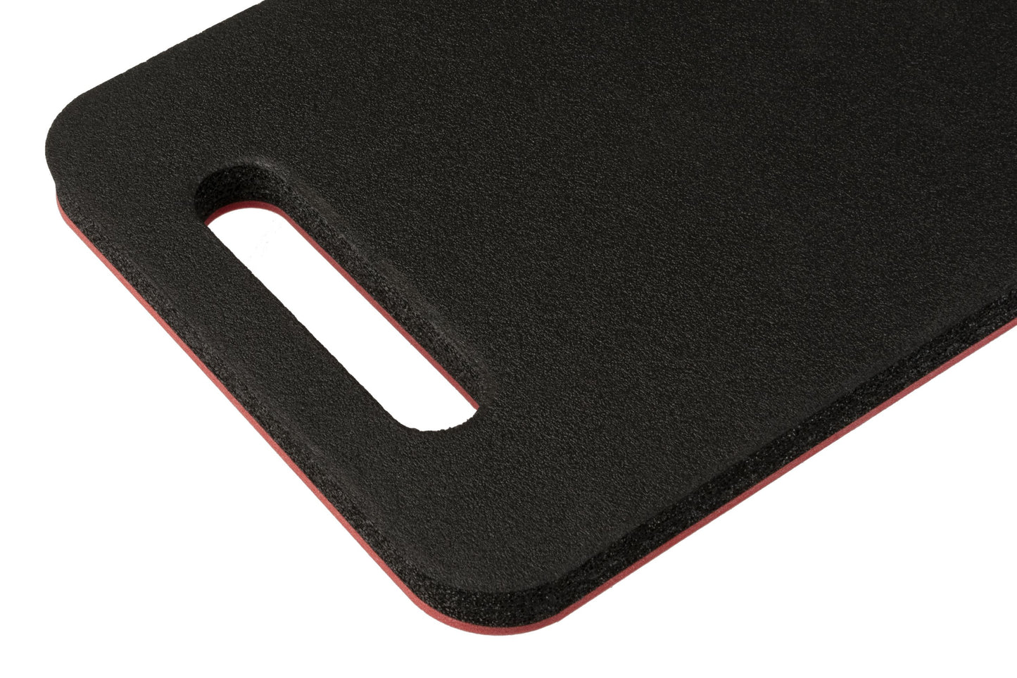 KNEETEK Kniekissen BlackRedPad | 450 x 245 x 20 mm | 114g | optimale Entlastung beim Arbeiten auf Knien | Knieschutzpolster geeignet für Klempner, Elektriker, Fliesenleger, Handwerker und Bauarbeiter