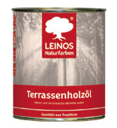 Leinos Terrassenholzöl 2,5l rötliches Premium Holzschutzöl für Lärche, Eiche, Teak & Akazie, Teaköl & Lärchenöl für Gartenmöbel & Terrassen