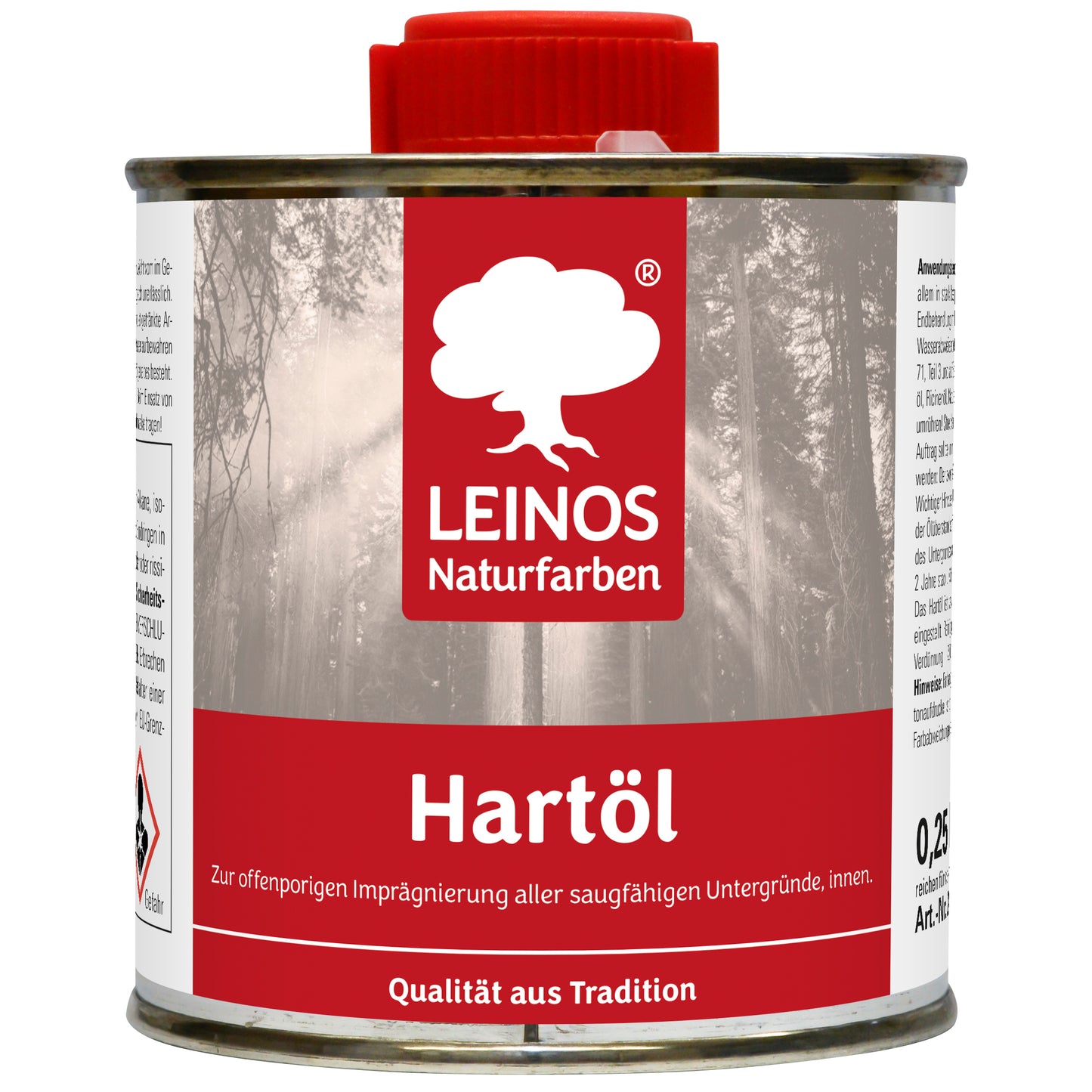 LEINOS Holzöl 250 ml | Hartöl Farblos für Tische Möbel Arbeitsplatten | Teak Eiche Möbelöl für effektive Versiegelung und langanhaltenden Schutz im Innenbereich