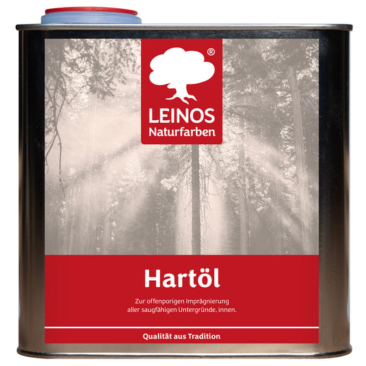 LEINOS Holzöl 2,5 l | Farbloses Hartöl für Möbel, Tische & Arbeitsplatten | Möbelöl für Teak, Eiche & weitere Hölzer | Natürliche Imprägnierung & Versiegelung mit langanhaltendem Schutz innen