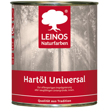 LEINOS 259 Hartöl Universal 0,75 l |Für alle Hölzer im Innenbereich, insbesondere Fußböden, aber auch für Kork | Leicht zu verarbeitende, universelle Grundierung und Endbeschichtung