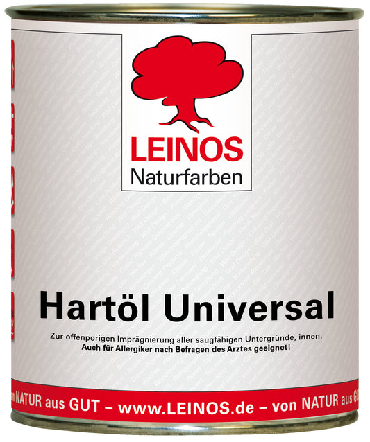 LEINOS 259 Hartöl Universal 0,75 l |Für alle Hölzer im Innenbereich, insbesondere Fußböden, aber auch für Kork | Leicht zu verarbeitende, universelle Grundierung und Endbeschichtung