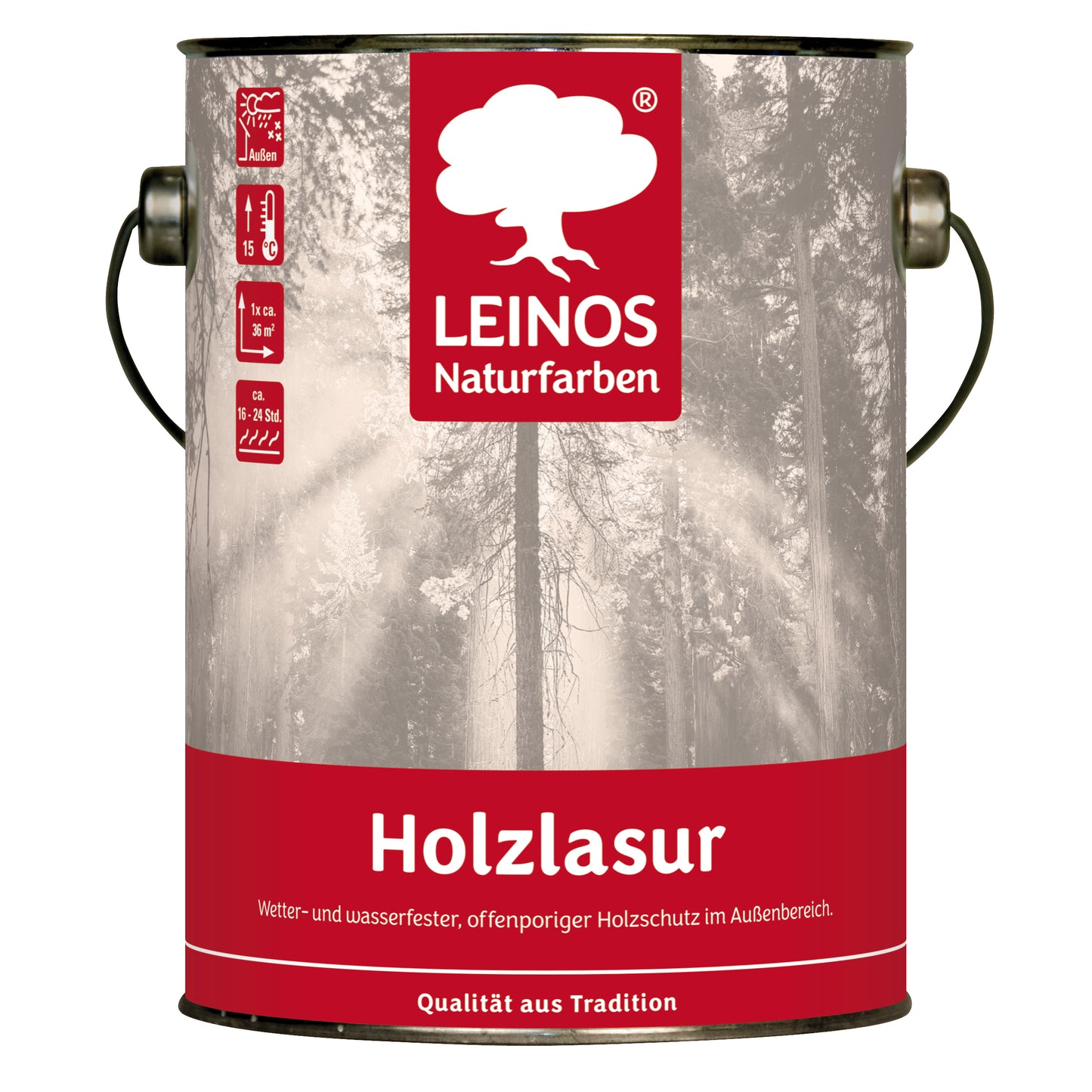 Wetterfeste Holzlasur für Außen 733 Anthrazitgrau 2,50 Liter - offenporiger Holzschutz mit Filmschutz gegen Pilzbefall - für Fenster, Türen, Zäune & Pergolen - wasserabweisend, lasierend