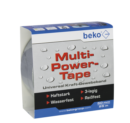 Beko Multi-Power-Tape 50 mm x 50 m, Silber