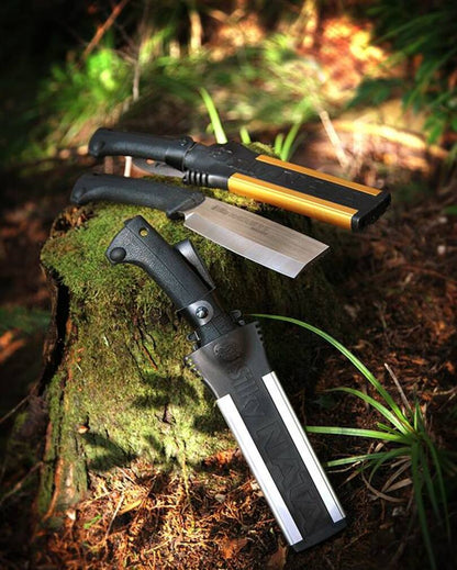 Silky Haumesser NATA 210 mm - doppelseitig mit Genki Griff | Eigenschaften eines Beils und eines Messers vereint