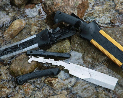 Silky Haumesser NATA 210 mm - doppelseitig mit Genki Griff | Eigenschaften eines Beils und eines Messers vereint