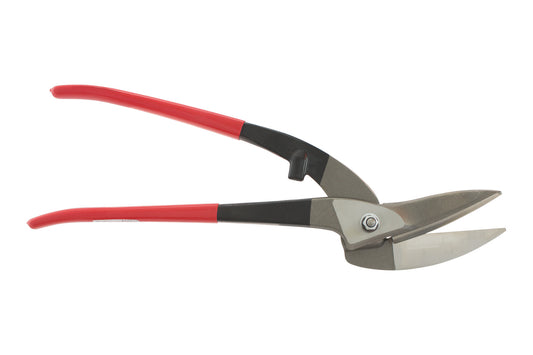 STUBAI DURCHLAUFSCHERE 350 mm links  | Profi-Blechschere für lange, gerade Schnitte in Metall, Aluminium & Zink | linkssschneidend | PVC-Griffe | induktiv gehärtet 60–62 HRC | 820 g