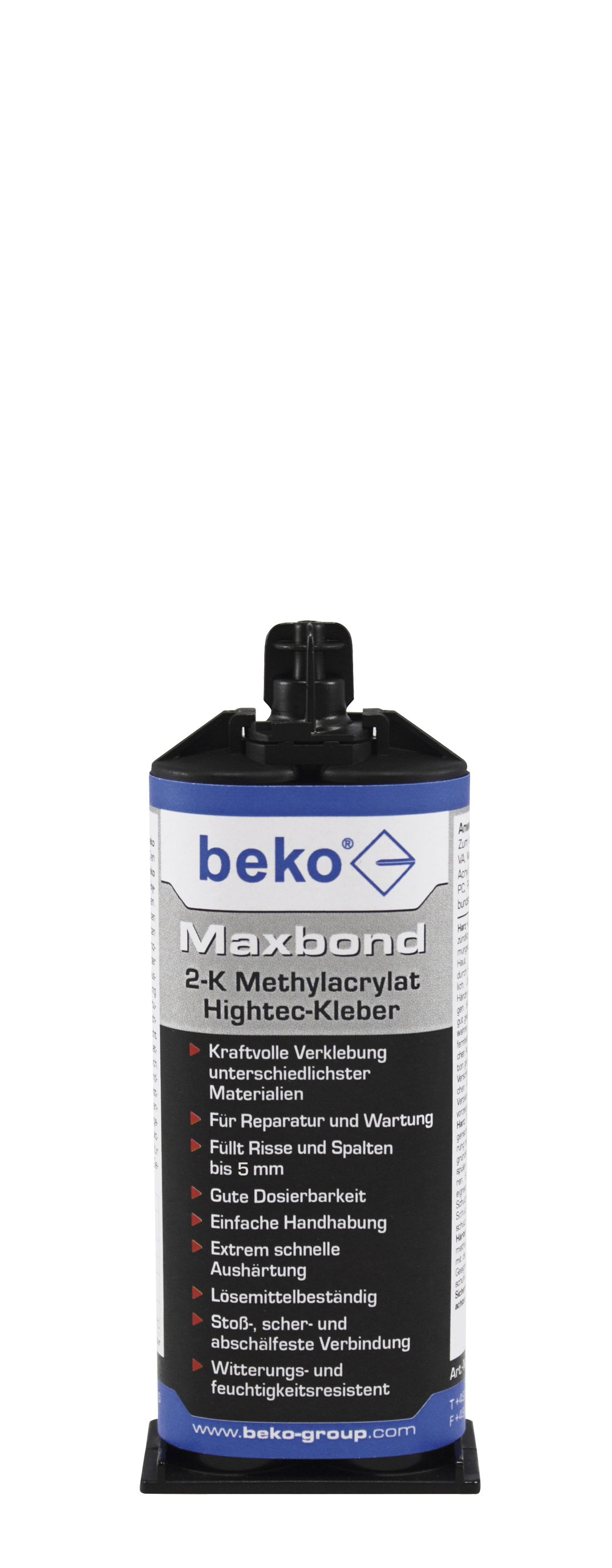Beko Maxbond 2-K Hightec-Kleber 56g + 3 Zwangsmischer