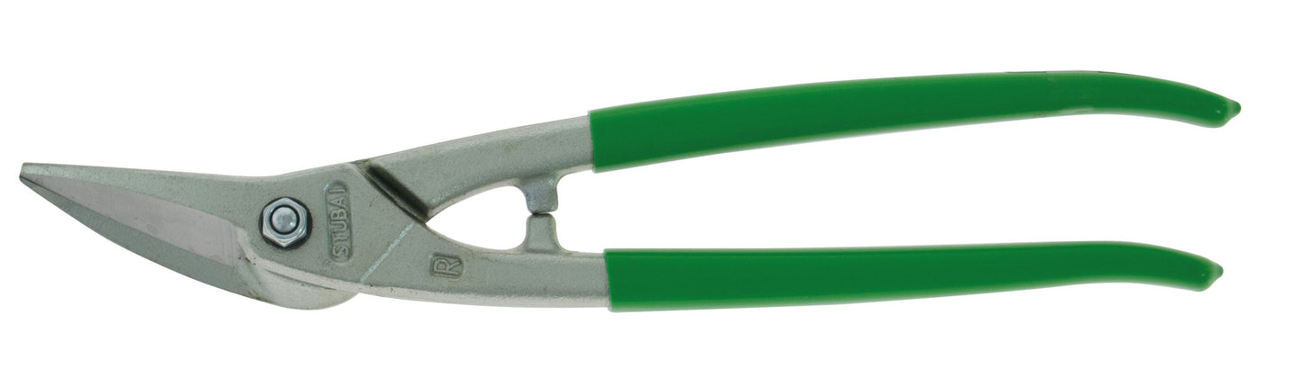 STUBAI Komb. Blechschere rechts, Niro, PVC-gruen280 mm