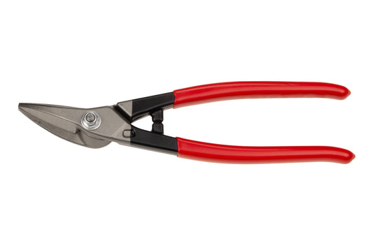 STUBAI Mini Kombi Blechschere PVC-isoliert, links – 200 mm – induktiv gehärtet 60–62 HRC – Kurvenschnitte & durchlaufende Schnitte – Profi-Blechschere mit rutschfestem Griff