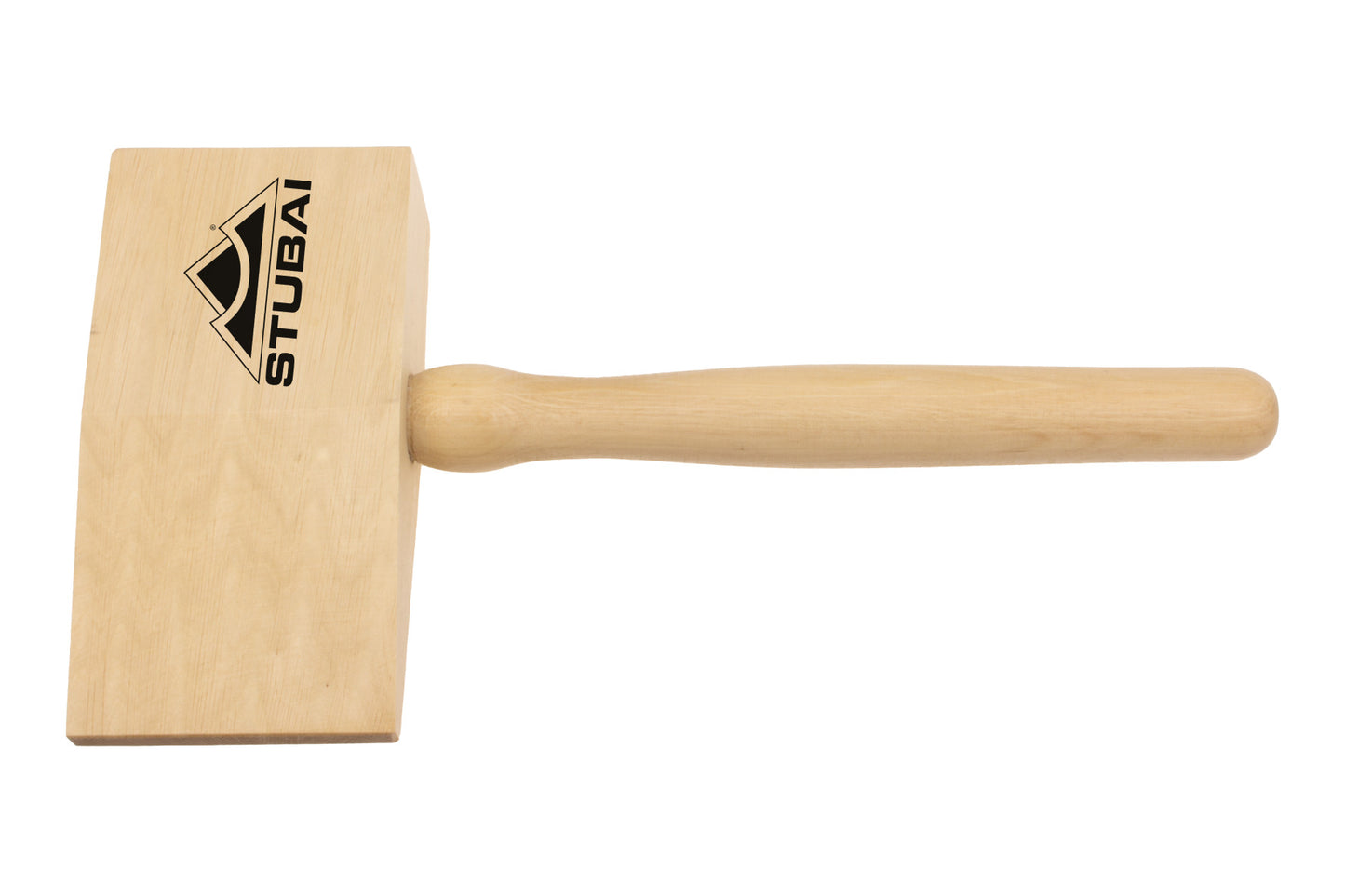 STUBAI Holzhammer Keilform 170 × 90 × 55 mm | Holz-Deckhammer rechteckig | Kopf aus Weißbuche | Eschenstiel ergonomisch | Profi-Blechbearbeitung | Made in Austria | 278530