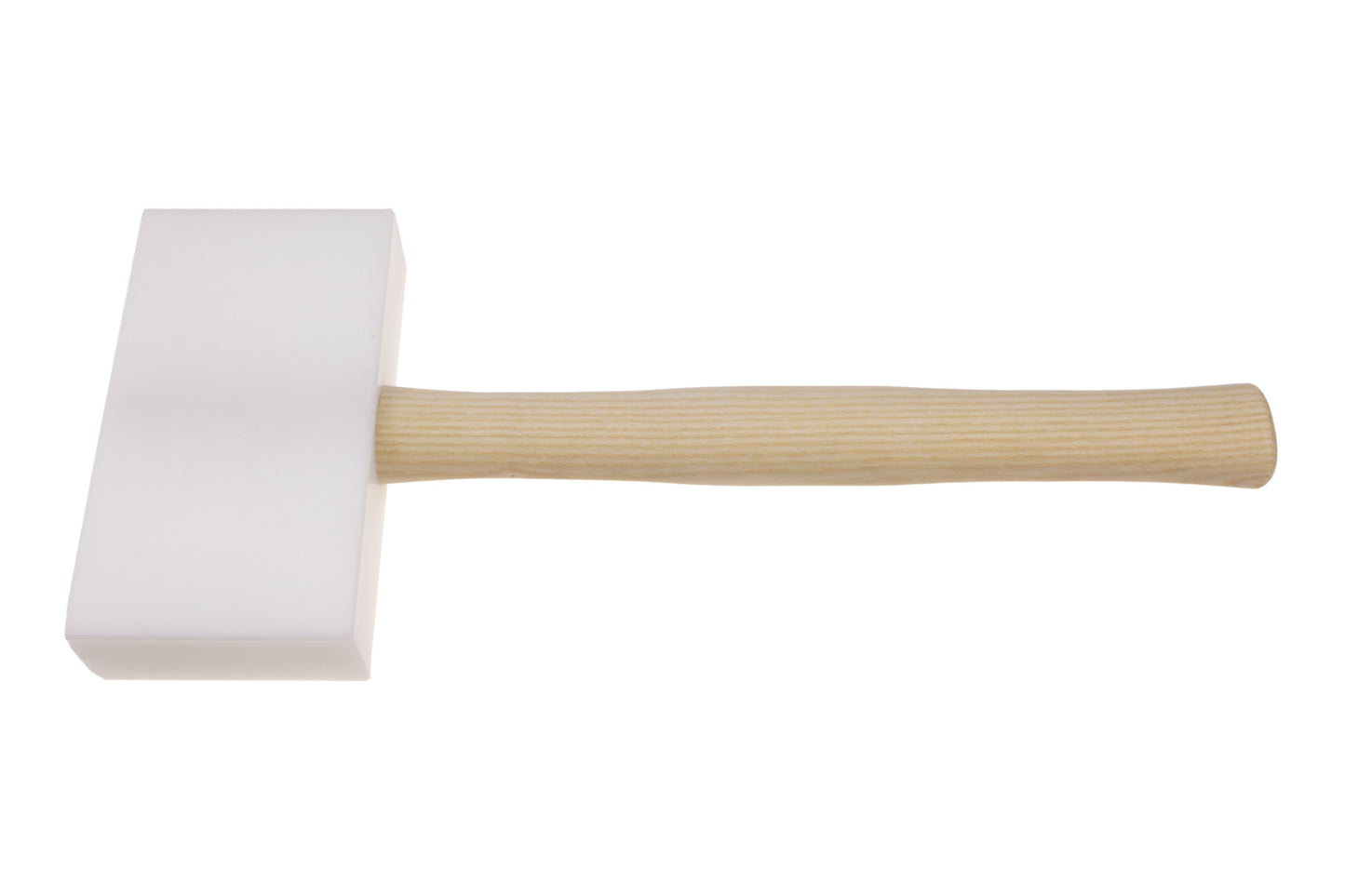 STUBAI SPENGLERHAMMER eckig 145 × 75 × 35 mm | Kunststoffkopf bunt | Hickorystiel ergonomisch | splitterfrei & schlagfest | Profi-Werkzeug für Spengler & Dachdecker | 278503