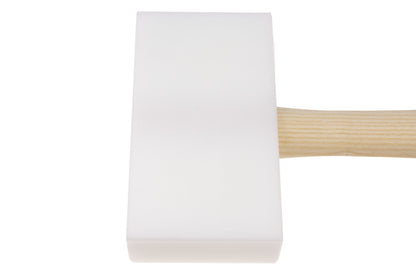 STUBAI SPENGLERHAMMER eckig 145 × 75 × 35 mm | Kunststoffkopf bunt | Hickorystiel ergonomisch | splitterfrei & schlagfest | Profi-Werkzeug für Spengler & Dachdecker | 278503