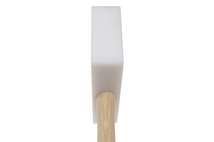 STUBAI SPENGLERHAMMER eckig 145 × 75 × 35 mm | Kunststoffkopf bunt | Hickorystiel ergonomisch | splitterfrei & schlagfest | Profi-Werkzeug für Spengler & Dachdecker | 278503