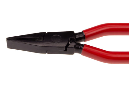 STUBAI Falzzange Medium, gerade 20 mm | Optimierte Geometrie mit kurzem Griff für feines Arbeiten | Spenglerwerkzeug aus C45 Carbonstahl | Schwarz KTL-beschichtet | Länge 230 mm, Gewicht 480 g