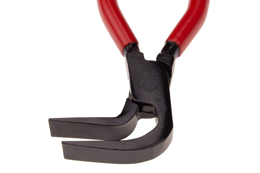 Stubai Falzzange Medium 90° gebogen 20 mm breit – Spenglerwerkzeug aus C45 Carbonstahl, schwarz KTL-beschichtet, kurzer handlicher Griff, Einstecktiefe 40 mm, 200 mm, 500 g