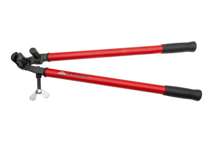 STUBAI Rinnenträger-Abbiegezange 600 mm | Kompakter Aluminium-Hebel | Verstellbarer Biegewinkel | Abgleitrolle aus Stahl | Dachdecker- & Spenglerwerkzeug 282411